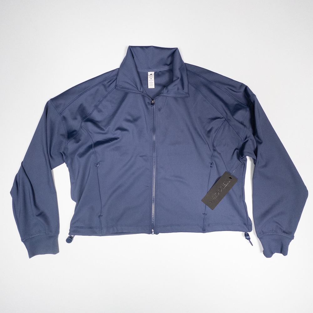 Velocity Lexington Jacket Full Zip Athletic‎ Cropped Blue Womens Medium MSRP $78